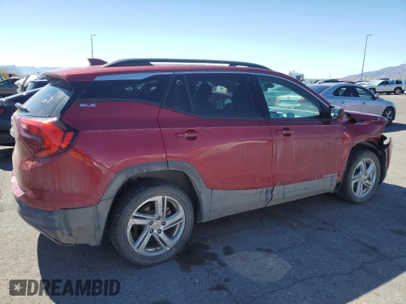 2018 GMC Terrain SLE with VIN 3GKALMEV5JL334315, listed as a Copart auction lot 49848485 with 91,302 mi miles and Salvage Title. Bid and sale history available at carsss.com. Image 3.