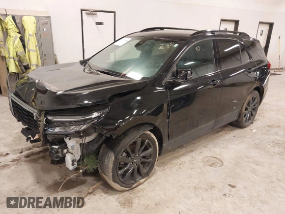 2023 Chevrolet Equinox RS with VIN 3GNAXMEG1PL236903, listed as a IAAI auction lot 41874915 with 45,940 mi miles and . Bid and sale history available at DreamBid. Image 2.
