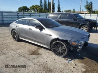 2022 Mercedes-Benz AMG GT 53 z VIN W1K7X6BB7NA048582, wystawiony jako Copart lot #78162504 z przebiegiem Nie podano mil oraz Szkoda całkowita • Salvage title. Historia ofert i sprzedaży dostępna na DreamBid. Obrazek 4.