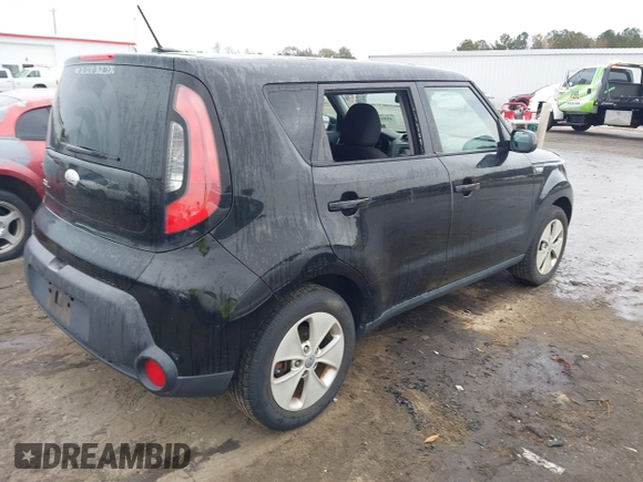 2014 Kia Soul with VIN KNDJN2A20E7721726, listed as a IAAI auction lot 40861996 with 109,091 mi miles. Bid and sale history available at carsss.com. Image 4.