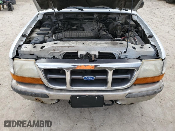 2000 Ford Ranger XLT with VIN 1FTZR15X0YTA48536, listed as a Copart auction lot 46986615 with 159,319 mi miles and Salvage Title. Bid and sale history available at carsss.com. Image 12.