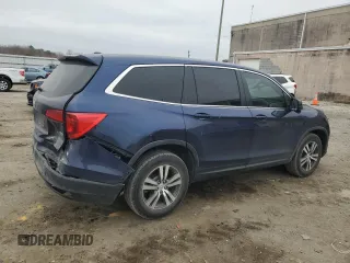 2016 Honda Pilot EX-L with VIN 5FNYF6H52GB088176, listed as a Copart auction lot 47723345 with 78,392 mi miles and Salvage Title. Bid and sale history available at DreamBid. Image 3.