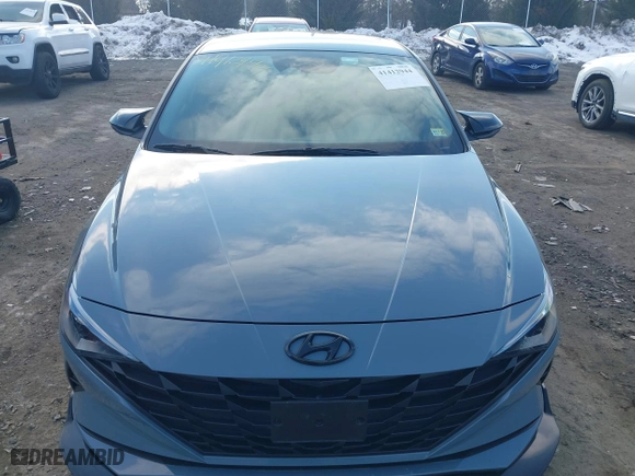 2023 Hyundai Elantra Preferred with VIN KMHLM4AG2PU409832, listed as a IAAI auction lot 41412944 with 27,172 mi miles. Bid and sale history available at carsss.com. Image 12.