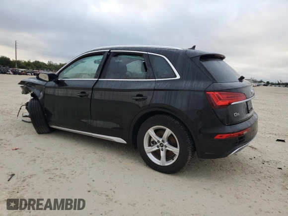 2024 Audi Q5 Premium with VIN WA1ABAFY9R2083635, listed as a Copart auction lot 86518374 with 0 mi miles and Non Repairable. Bid and sale history available at carsss.com. Image 2.