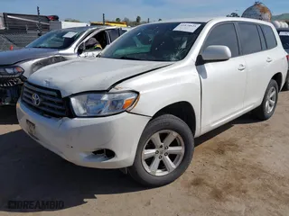 2008 Toyota Highlander with VIN JTEDS41A782013348, listed as a IAAI auction lot 41874621 with 192,101 mi miles. Bid and sale history available at carsss.com. Image 2.