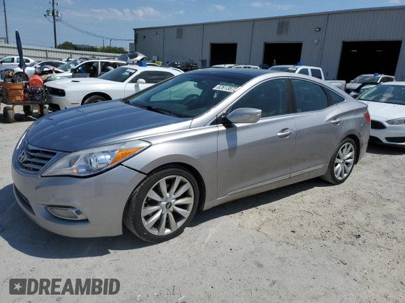 2013 Hyundai Azera with VIN KMHFH4JGXDA326213, listed as a Copart auction lot 52613875 with 131,966 mi miles and Salvage Title. Bid and sale history available at carsss.com. Image 1.