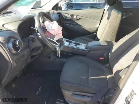 2021 Hyundai Kona Electric Preferred with VIN KM8K23AG0MU133688, listed as a Copart auction lot 44982905 with 217,635 mi miles and Clean Title. Bid and sale history available at carsss.com. Image 7.