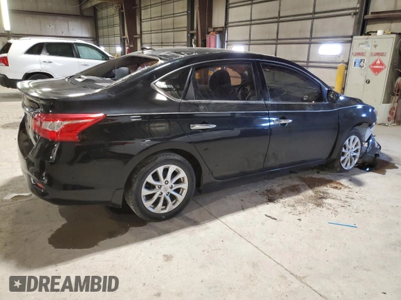 2017 Nissan Sentra S with VIN 3N1AB7AP9HY279584, listed as a Copart auction lot 47652215 with 53,881 mi miles and Salvage Title. Bid and sale history available at carsss.com. Image 3.