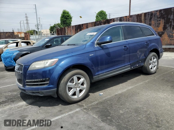 2014 Audi Q7 Premium Plus с VIN WA1LGAFE2ED010914, выставлен на аукционе Copart как лот 59791355 с пробегом 141 819 миль миль и Списание • Salvage title. История ставок и продаж доступна на DreamBid. Изображение 1.