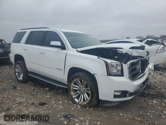 2019 GMC Yukon SLT with VIN 1GKS1BKC6KR236082, listed as a Copart auction lot 45750125 with 0 mi miles and Salvage Title. Bid and sale history available at carsss.com. Image 4.