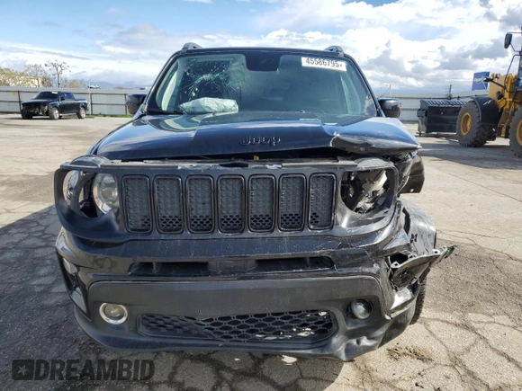 2019 Jeep Renegade Altitude with VIN ZACNJBBB6KPK55064, listed as a Copart auction lot 45586795 with 93,698 mi miles and Salvage Title. Bid and sale history available at DreamBid. Image 5.
