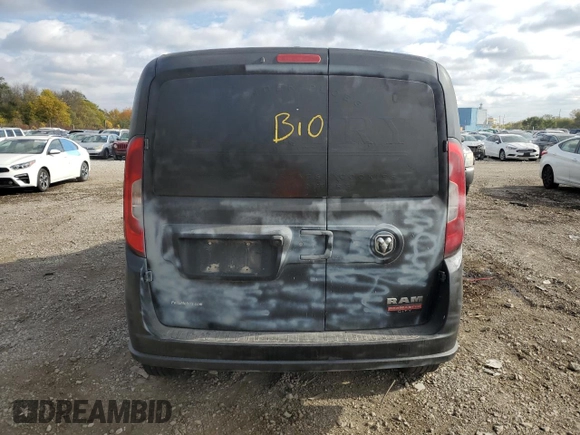 2019 Ram ProMaster City Cargo Tradesman with VIN ZFBHRFAB4K6M53813, listed as a Copart auction lot 72140683 with 249,818 mi miles and . Bid and sale history available at DreamBid. Image 6.