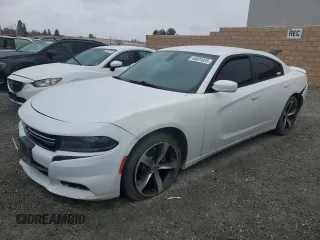 2017 Dodge Charger SE with VIN 2C3CDXBG9HH630230, listed as a Copart auction lot 44601825 with 124,975 mi miles and Salvage Title. Bid and sale history available at carsss.com. Image 1.