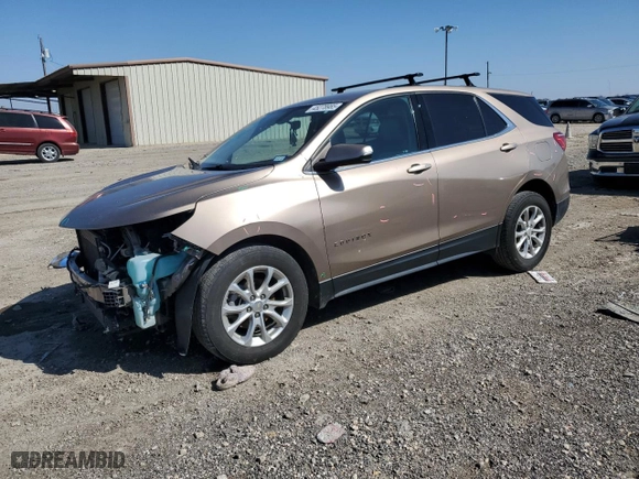 2018 Chevrolet Equinox LT with VIN 2GNAXJEV0J6286734, listed as a Copart auction lot 45278985 with 170,750 mi miles and Salvage Title. Bid and sale history available at carsss.com. Image 1.