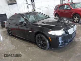 2013 BMW 5 Series 550i xDrive with VIN WBAFU9C56DDY70471, listed as a IAAI auction lot 42158400 with 100,251 mi miles and . Bid and sale history available at carsss.com. Image 1.