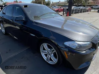 2013 BMW 5 Series 535i with VIN WBAFR7C59DC818571, listed as a Copart auction lot 51173235 with 158,098 mi miles and Clean Title. Bid and sale history available at DreamBid. Image 1.