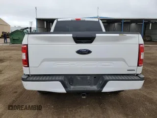 2018 Ford F-150 XL with VIN 1FTEX1EP8JKD44193, listed as a Copart auction lot 54787855 with 97,572 mi miles and Salvage Title. Bid and sale history available at DreamBid. Image 6.
