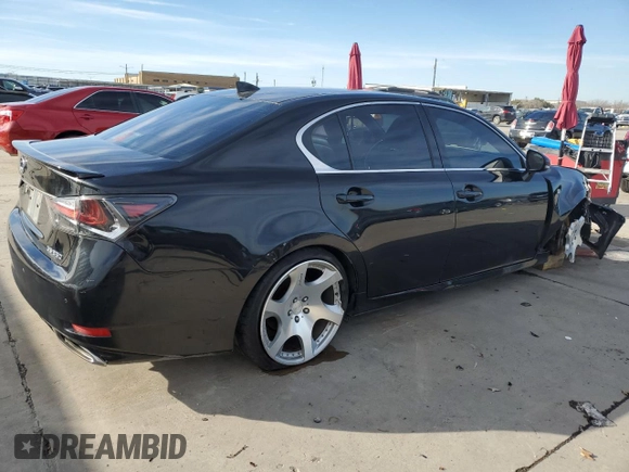 2016 Lexus GS 350 with VIN JTHBZ1BL5GA002437, listed as a Copart auction lot 88231955 with 133,996 mi miles and Salvage Title. Bid and sale history available at carsss.com. Image 3.