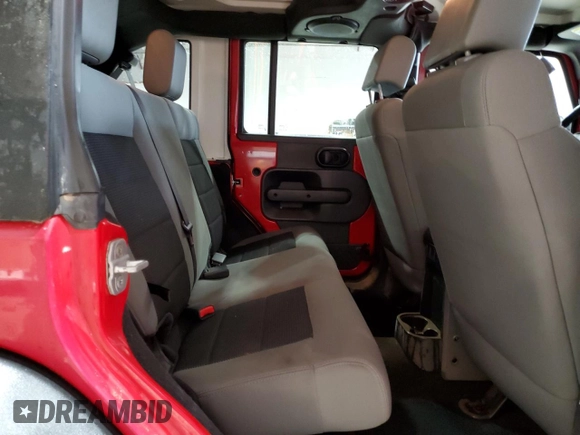 2008 Jeep Wrangler Unlimited X with VIN 1J8GA39128L645762, listed as a Copart auction lot 57888345 with 205,178 mi miles and Salvage title. Bid and sale history available at DreamBid. Image 11.