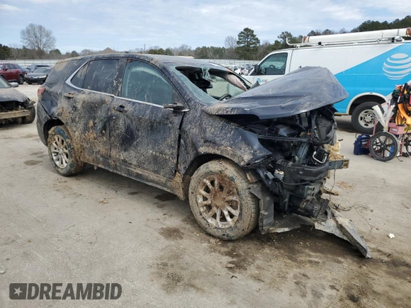 2021 Chevrolet Equinox LT with VIN 3GNAXKEV2MS125376, listed as a Copart auction lot 47312275 with 112,292 mi miles and Salvage Title. Bid and sale history available at DreamBid. Image 4.