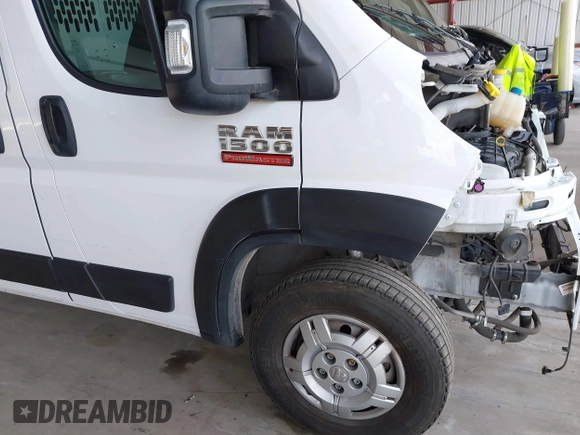 2022 Ram ProMaster Cargo with VIN 3C6LRVBG6NE118795, listed as a IAAI auction lot 41752992 with 85,809 mi miles. Bid and sale history available at carsss.com. Image 18.
