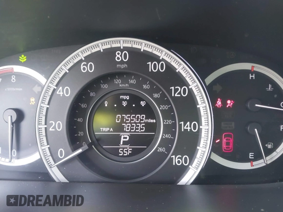 2015 Honda Accord LX with VIN 1HGCR2F36FA205083, listed as a IAAI auction lot 41932005 with 75,509 mi miles and . Bid and sale history available at DreamBid. Image 7.