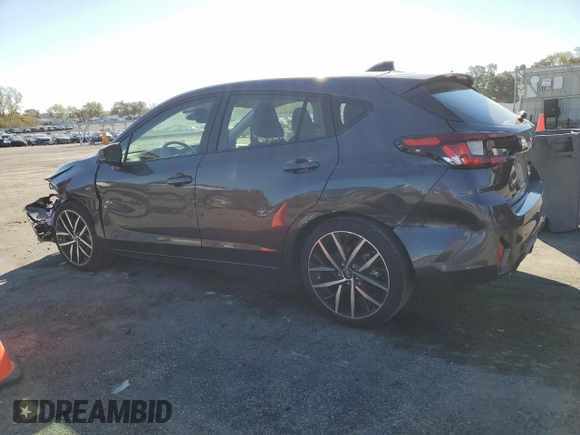 2024 Subaru Impreza Sport with VIN JF1GUAFC8R8300965, listed as a Copart auction lot 76084164 with 12,863 mi miles and Salvage Title. Bid and sale history available at carsss.com. Image 2.