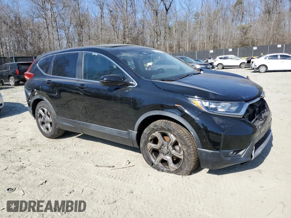 2019 Honda CR-V EX with VIN JHLRW2H51KX013502, listed as a Copart auction lot 46425325 with 118,552 mi miles and Salvage Title. Bid and sale history available at DreamBid. Image 4.