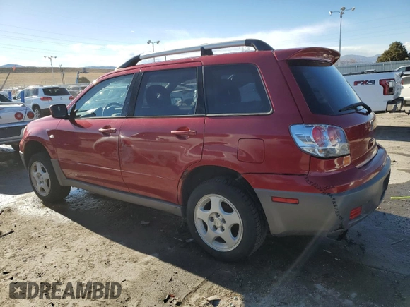 2003 Mitsubishi Outlander XLS z VIN JA4LZ41G63U087416, wystawiony jako Copart lot #43619735 z przebiegiem 239 481 mil mil oraz Szkoda całkowita • Salvage title. Historia ofert i sprzedaży dostępna na DreamBid. Obrazek 2.