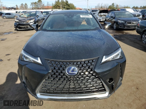 2022 Lexus UX 250h with VIN JTHP9JBH8N2057425, listed as a Copart auction lot 45984885 with 44,924 mi miles and Salvage title. Bid and sale history available at DreamBid. Image 5.
