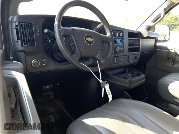 2019 Chevrolet Express Cargo with VIN 1GCWGAFP0K1362956, listed as a Copart auction lot 87134104 with 306,690 mi miles and Salvage title. Bid and sale history available at DreamBid. Image 8.