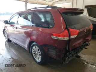 2011 Toyota Sienna XLE AAS with VIN 5TDYK3DC8BS024209, listed as a Copart auction lot 58923715 with 134,051 mi miles and Salvage title. Bid and sale history available at DreamBid. Image 2.