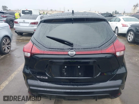 2024 Nissan Kicks S with VIN 3N1CP5BV0RL521270, listed as a IAAI auction lot 41777881 with 12,077 mi miles and . Bid and sale history available at carsss.com. Image 16.