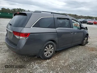 2016 Honda Odyssey EX-L with VIN 5FNRL5H60GB085888, listed as a Copart auction lot 50439075 with 167,129 mi miles and Salvage Title. Bid and sale history available at carsss.com. Image 3.