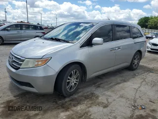 2012 Honda Odyssey EX z VIN 5FNRL5H48CB021249, wystawiony jako Copart lot #55952215 z przebiegiem 146 302 mil mil oraz Szkoda całkowita • Salvage title. Historia ofert i sprzedaży dostępna na DreamBid. Obrazek 1.