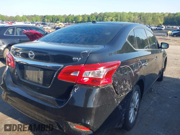 2019 Nissan Sentra S with VIN 3N1AB7AP5KY376921, listed as a IAAI auction lot 41977915 with 90,700 mi miles and . Bid and sale history available at DreamBid. Image 4.