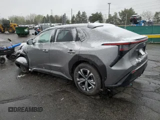 2024 Toyota bZ4X XLE with VIN JTMABACA2RA080949, listed as a Copart auction lot 53842705 with 4,348 mi miles and Salvage title. Bid and sale history available at DreamBid. Image 2.