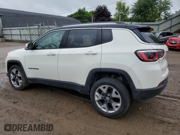 2019 Jeep Compass Limited with VIN 3C4NJDCB6KT656927, listed as a Copart auction lot 61335335 with 81,986 mi miles and Clean title. Bid and sale history available at DreamBid. Image 2.