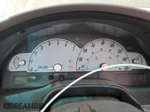 2002 Ford Thunderbird Hardtop Premium z VIN 1FAHP60A92Y117614, wystawiony jako Copart lot #59344735 z przebiegiem 83 723 mil mil oraz Szkoda całkowita • Salvage title. Historia ofert i sprzedaży dostępna na DreamBid. Obrazek 9.