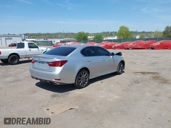 2014 Lexus GS 300 with VIN JTHCE1BL3E5028380, listed as a IAAI auction lot 42109046 with 158,976 mi miles and . Bid and sale history available at carsss.com. Image 4.