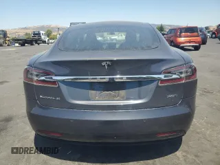 2018 Tesla Model S 75D with VIN 5YJSA1E25JF243778, listed as a Copart auction lot 63118345 with 23,356 mi miles and Salvage title. Bid and sale history available at DreamBid. Image 6.