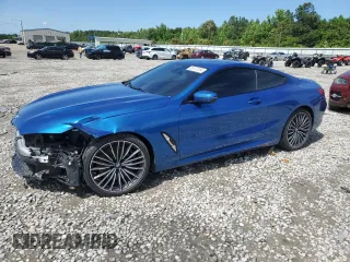 2020 BMW 8 Series 840i with VIN WBAAE2C04LCD19661, listed as a Copart auction lot 56127284 with 63,542 mi miles and Clean Title. Bid and sale history available at carsss.com. Image 1.