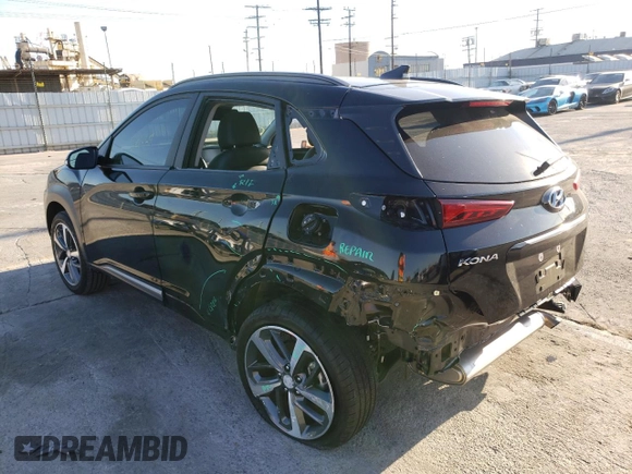 2020 Hyundai Kona Ultimate with VIN KM8K5CA52LU427338, listed as a Copart auction lot 67275882 with 32,864 mi miles. Bid and sale history available at carsss.com. Image 2.