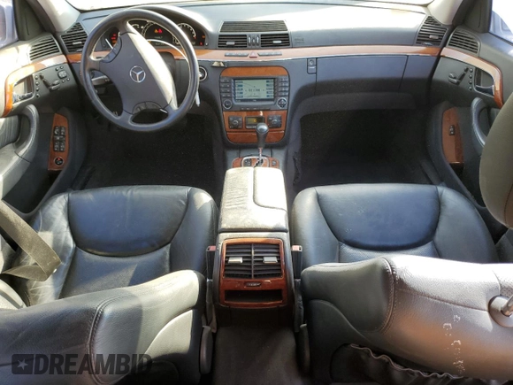 2004 Mercedes-Benz S-Class 4.3L with VIN WDBNG70JX4A387464, listed as a Copart auction lot 85808764 with 103,195 mi miles and Salvage Title. Bid and sale history available at carsss.com. Image 8.