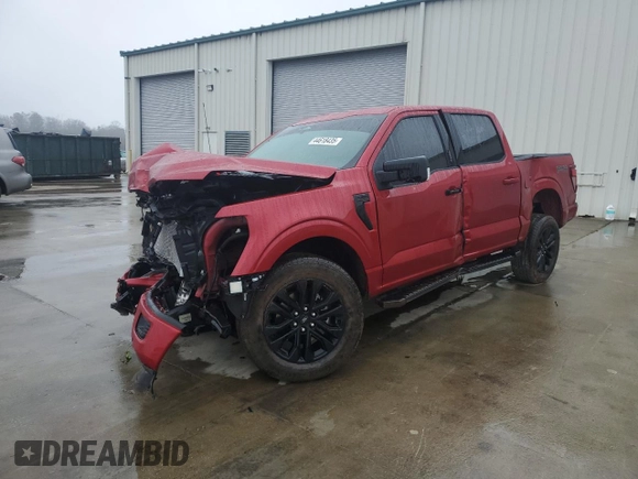 2024 Ford F-150 XLT with VIN 1FTFW3L81RFB84869, listed as a Copart auction lot 44618435 with Not Provided miles and Salvage Title. Bid and sale history available at DreamBid. Image 1.