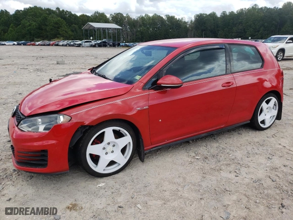 2015 Volkswagen Golf GTI S with VIN 3VWTT7AU1FM033042, listed as a Copart auction lot 70252584 with 152,801 mi miles and Salvage Title. Bid and sale history available at carsss.com. Image 1.
