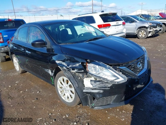 2019 Nissan Sentra SR with VIN 3N1AB7AP3KY362726, listed as a IAAI auction lot 41934046 with 145,821 mi miles. Bid and sale history available at carsss.com. Image 1.