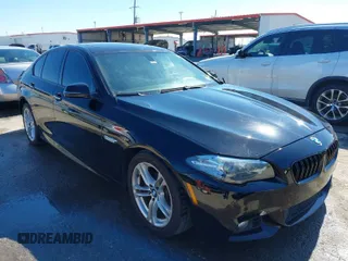2014 BMW 5 Series 528i with VIN WBA5A5C51ED503623, listed as a IAAI auction lot 41550128 with 162,056 mi miles. Bid and sale history available at carsss.com. Image 1.