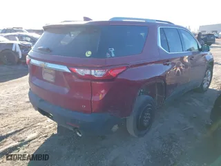 2018 Chevrolet Traverse LT Cloth with VIN 1GNERGKWXJJ269969, listed as a IAAI auction lot 41596532 with 114,038 mi miles. Bid and sale history available at carsss.com. Image 4.