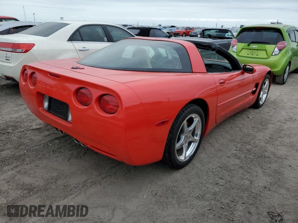 2001 Chevrolet Corvette with VIN 1G1YY22G015116295, listed as a Copart auction lot 76908284 with 0 mi miles and Salvage Title. Bid and sale history available at carsss.com. Image 3.